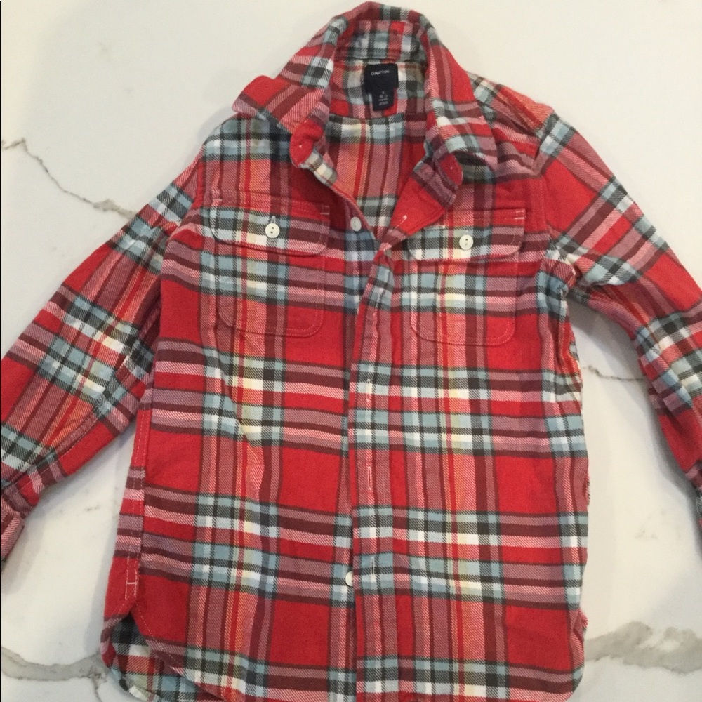 Gap kids flannel shirt.